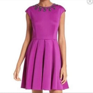 TED BAKER JADORE PURPLE DRESS
